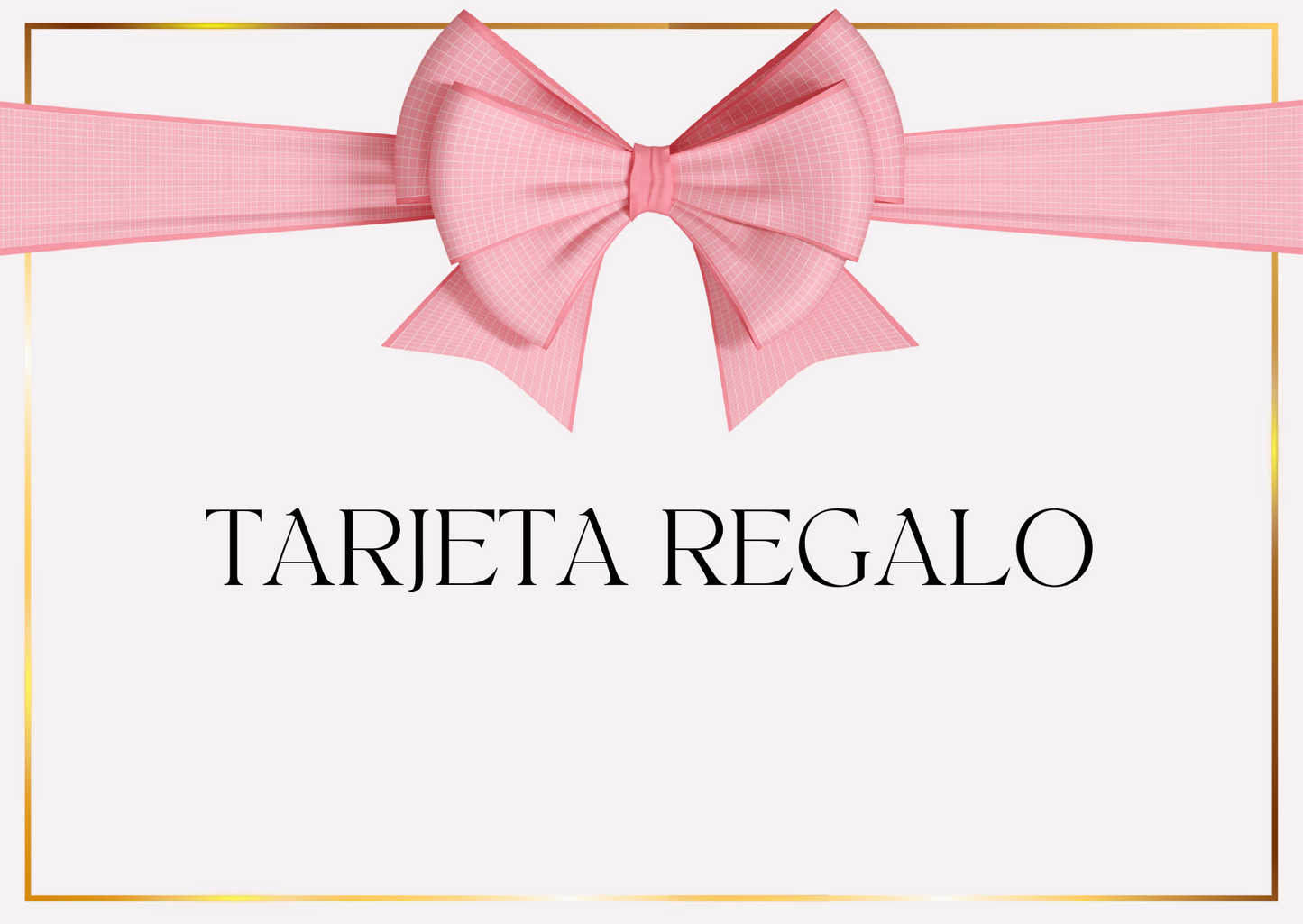 Tarjeta Regalo