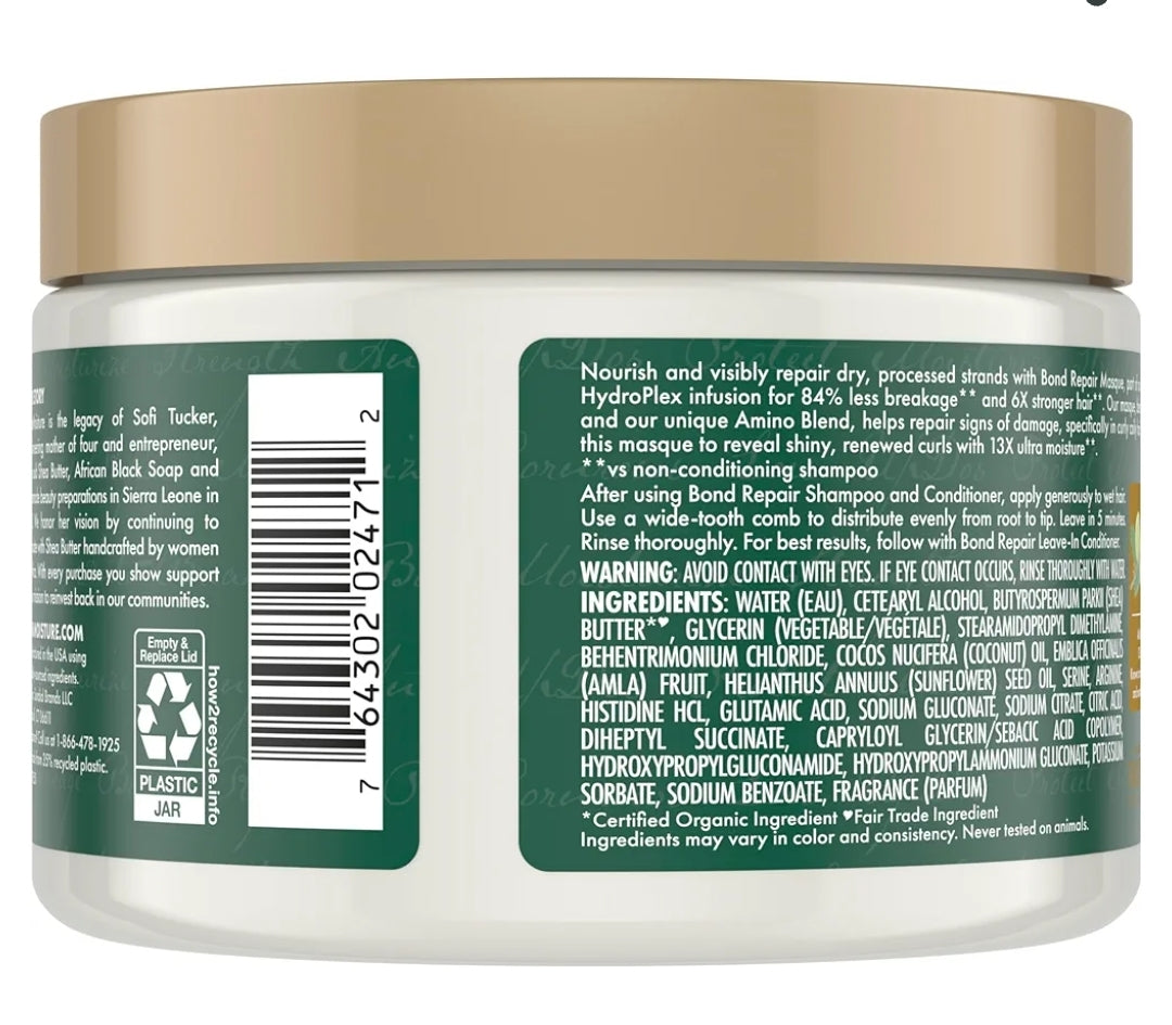 Mascarilla Bond Repair Amla Oil Shea Moisture 11 oz