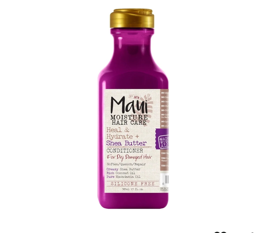 Champú y acondicionador Revive & Hydrate Shea Butter para cabello seco y dañado frasco 385 ml Maui