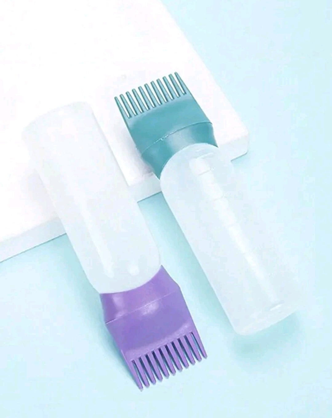 Botella para lavar el cabello, champú, botella aplicadora de colorante con peine, botella para pasta de color, botella rociadora graduada, herramientas para salón de belleza. 1 pieza