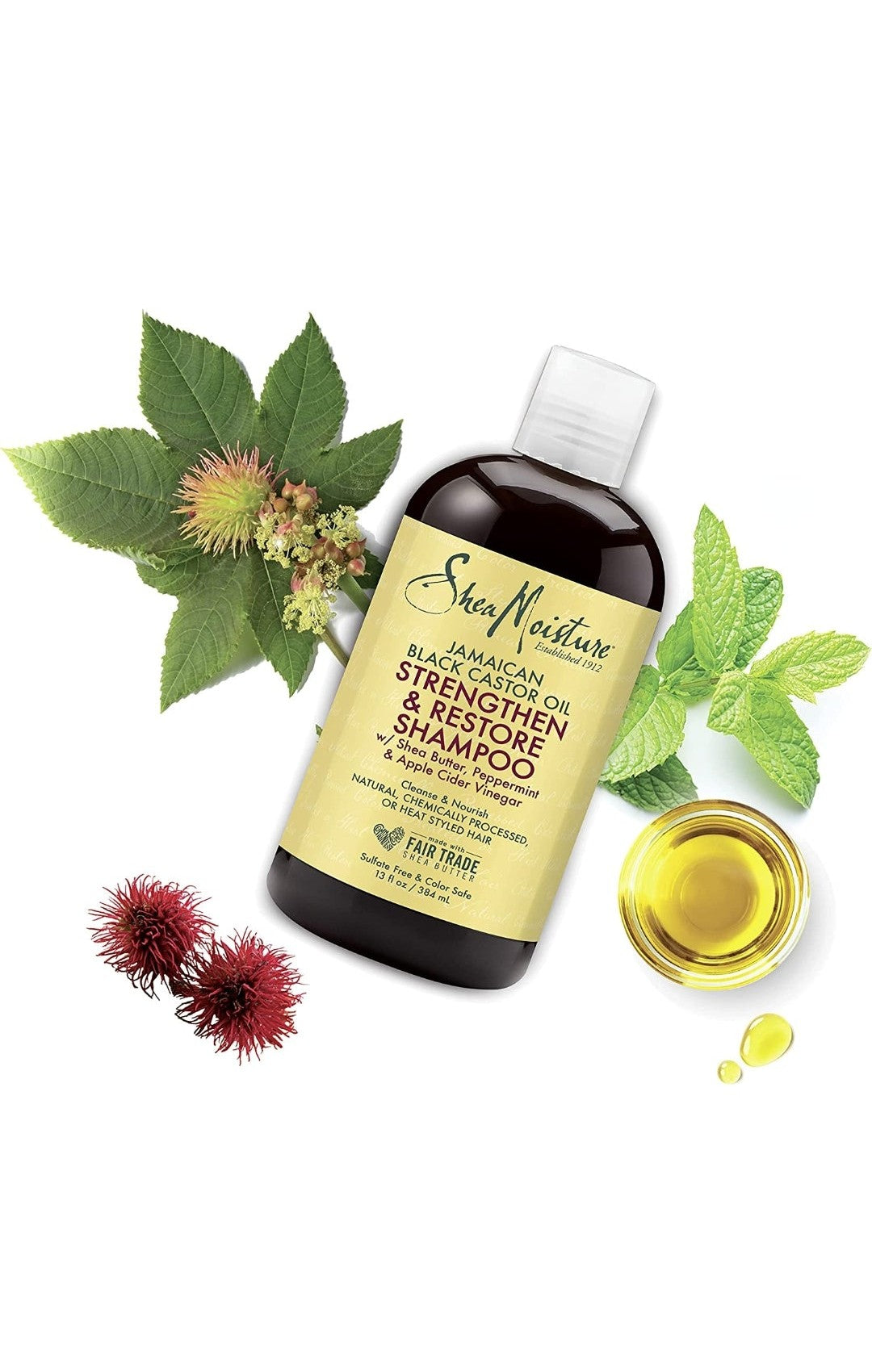 Champú /
Acondicionador Jamaican Black Castor Oil Shea Moisture 13 oz