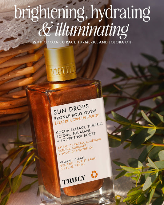 Aceite corporal bronceador de lujo Sun Drops Bronceador Corporal Truly