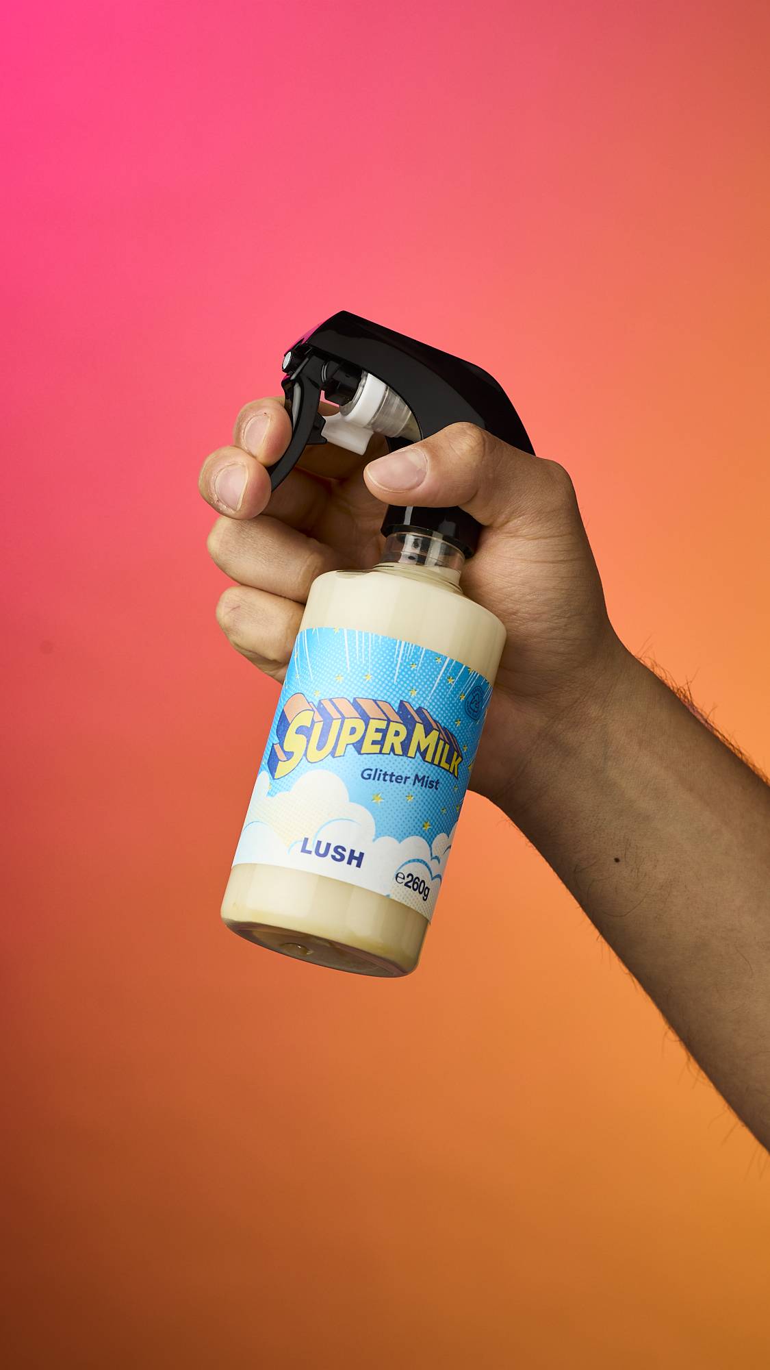 Bruma Corporal Super Milk Glitter Mist Lush