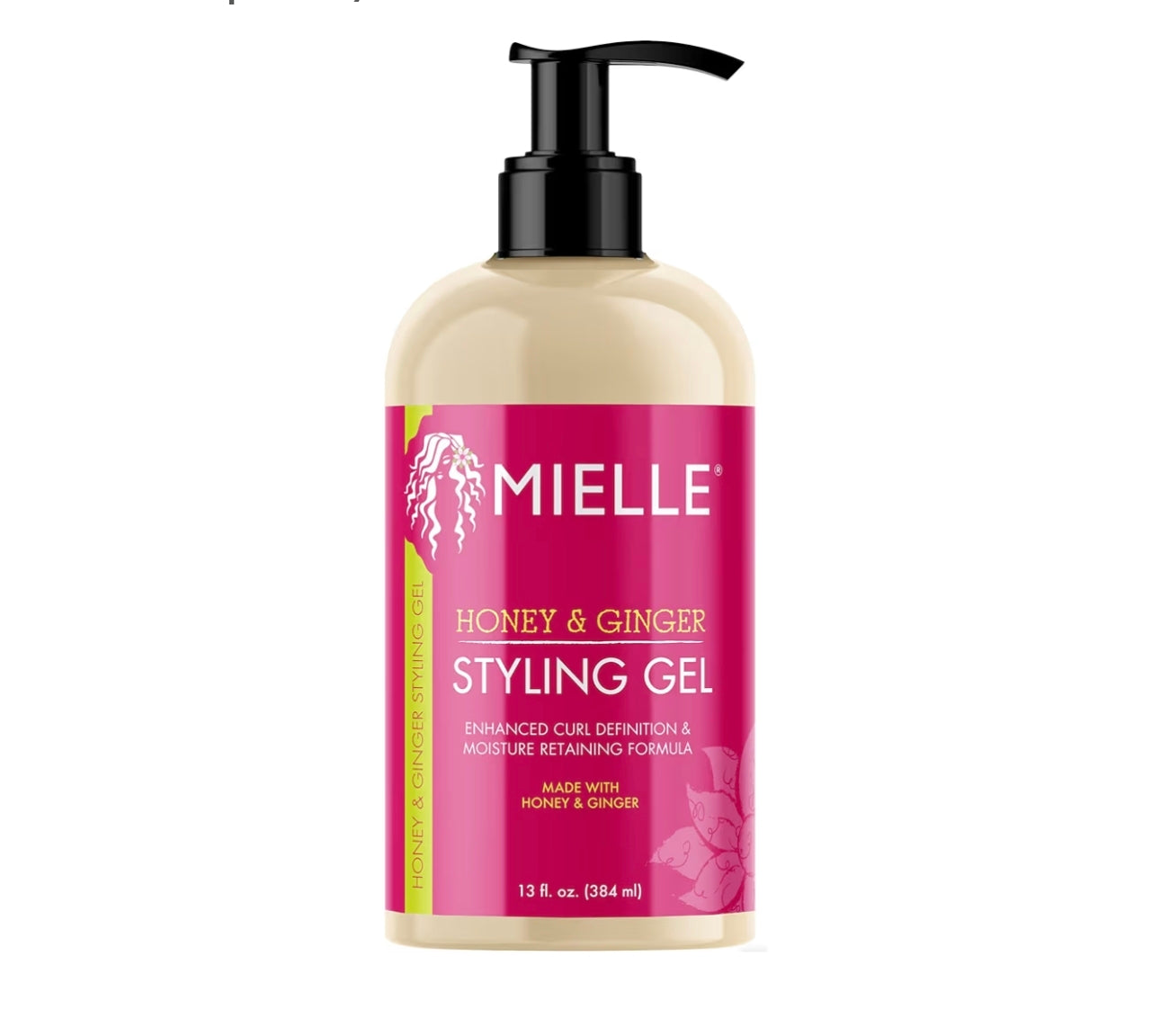 Gel para Definir Rizos y Controlar el Frizz /Mielle Organics Honey & Ginger Styling Gel