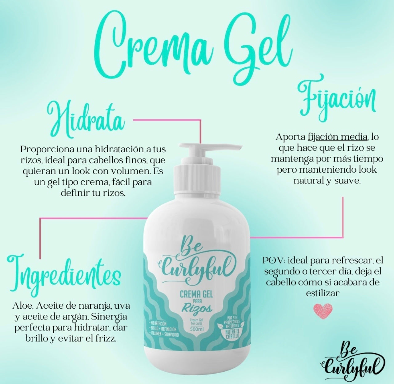 Crema gel Be CurlyFulBe Curlyful