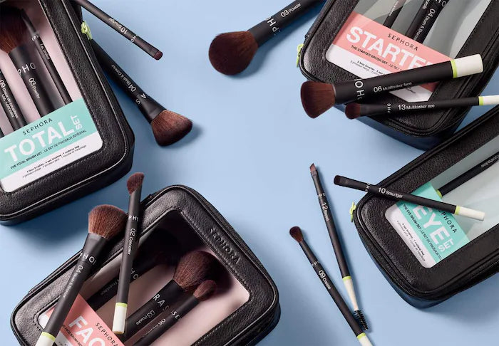 COLECCIÓN SEPHORA
El juego de brochas para el rostro