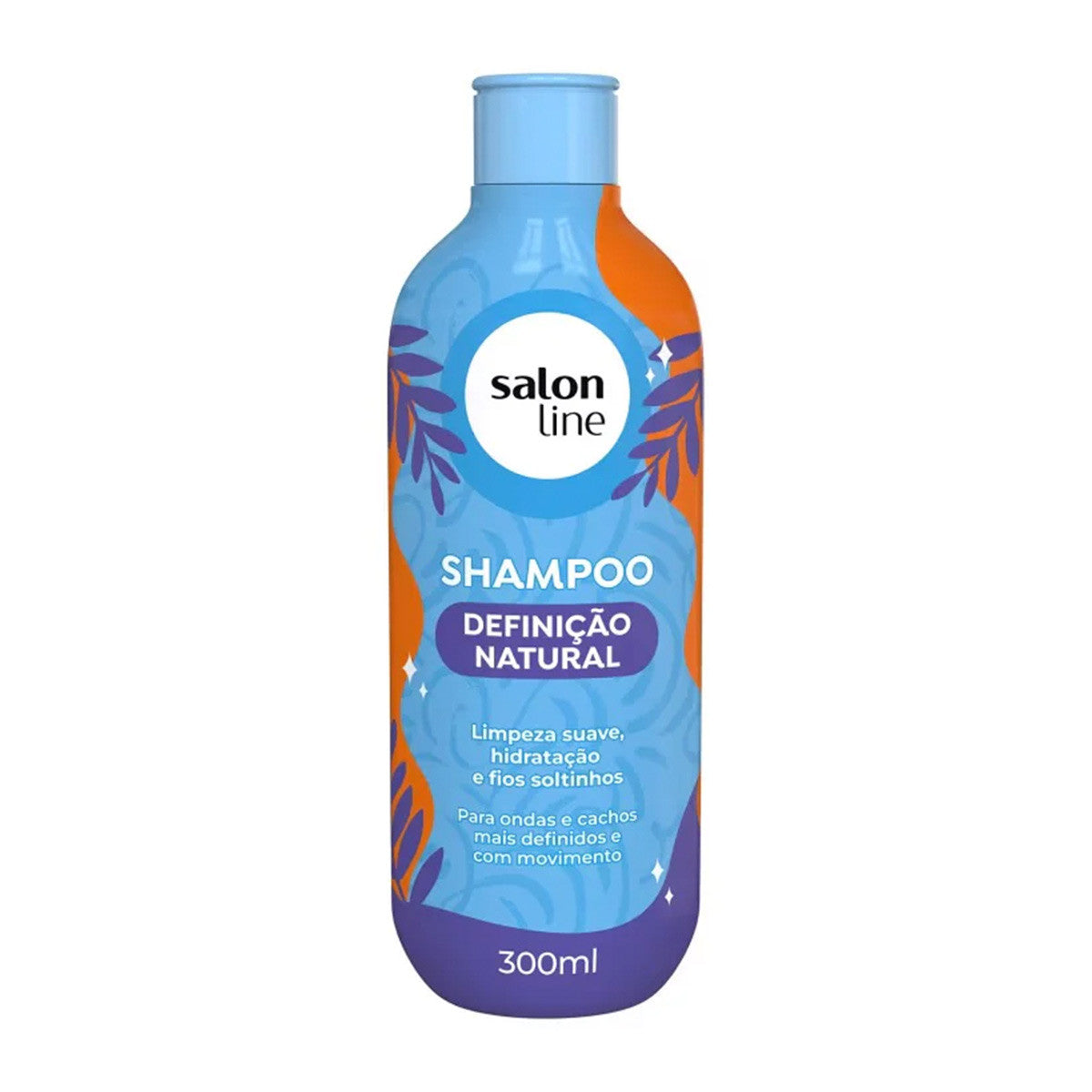Kit Shampoo y Acondicionador Definición Natural Rizos Hidratación Salon Line 300 ml c/u