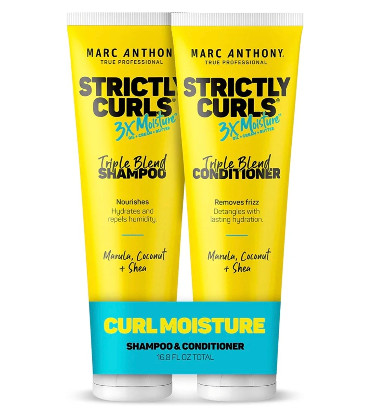 Champú y Acondicionador Hidratación Profunda Strictly Curls – Marc Anthony