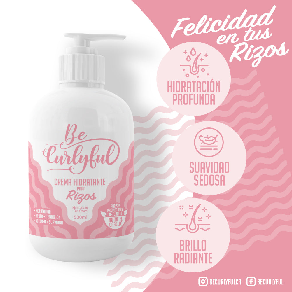Be Curlyful Crema Hidratante para Rizos