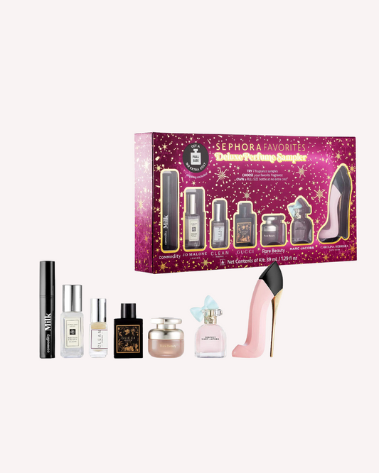 Set de muestra de perfumes de lujo para las fiestas con cupón canjeable Favoritos de Sephora