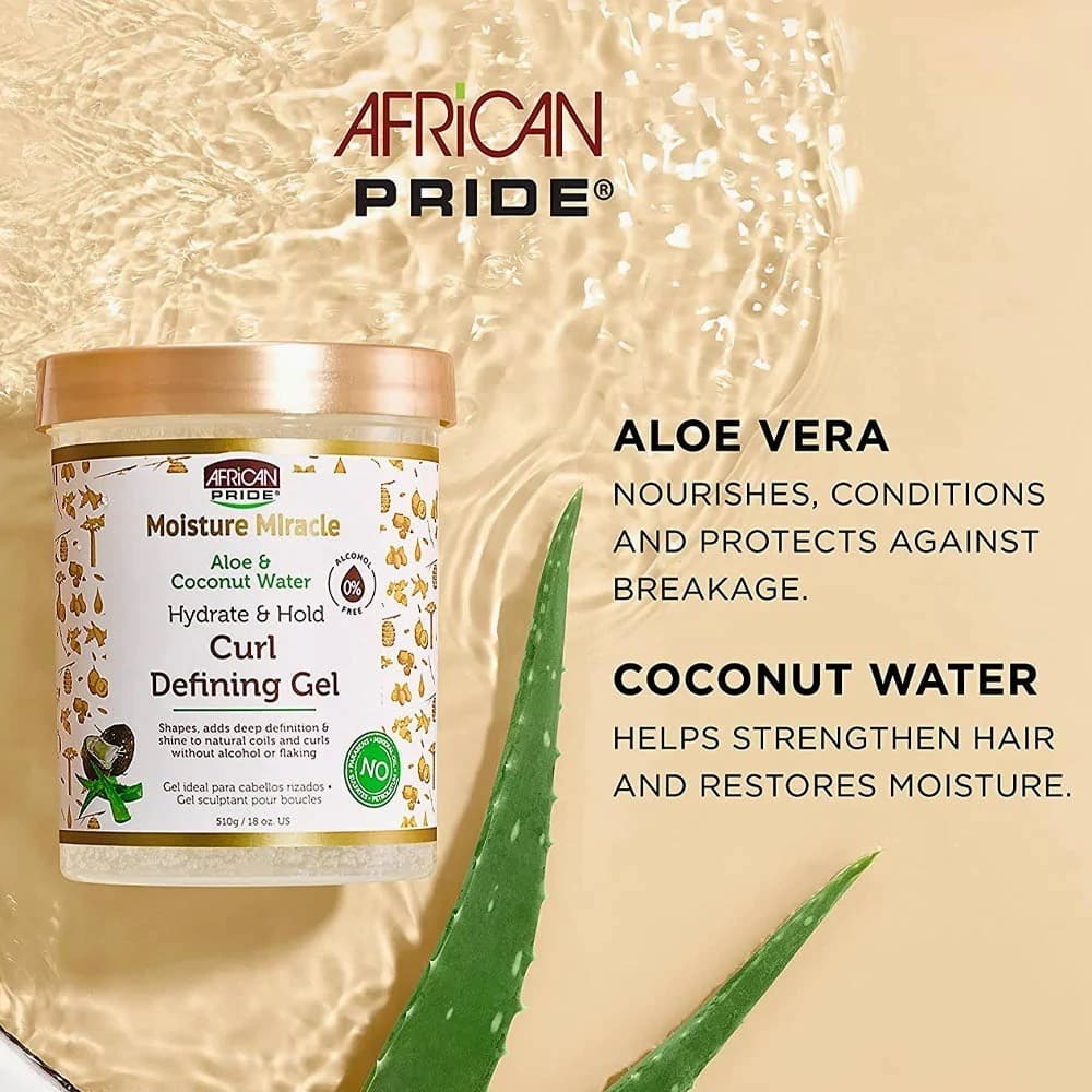 Gel Definidor de Rizos Moisture Miracle Hydrate & Hold – African Pride
