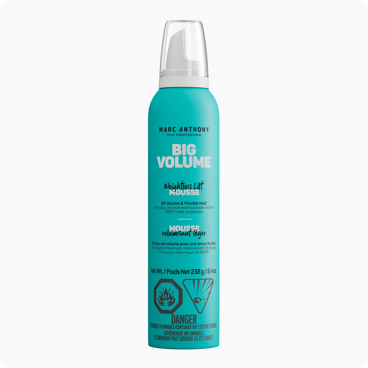 Marc Anthony Big Volume™ Weightless Lift Mousse – Mousse Voluminizadora para Cabello Fino y Delgado 8.4 oz