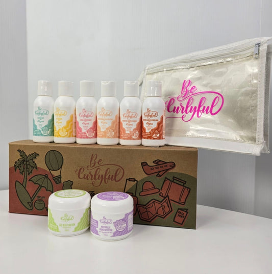 Kit Viaje Be Curlyful para Cabello Rizado y Ondulado | 8 Productos de 100 ml