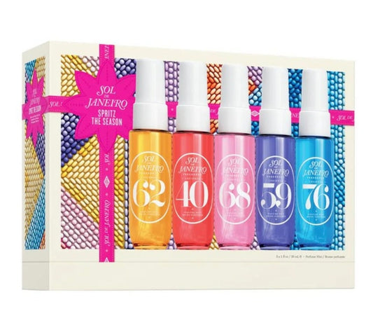 Set de regalo de bruma perfumada Spritz the Season Cheirosa Sol de Janeiro