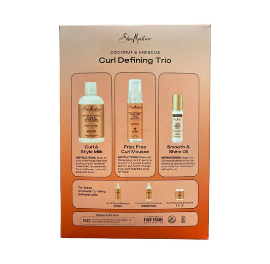 SheaMoisture Coconut & Hibiscus Curl Defining Trio Styling Set