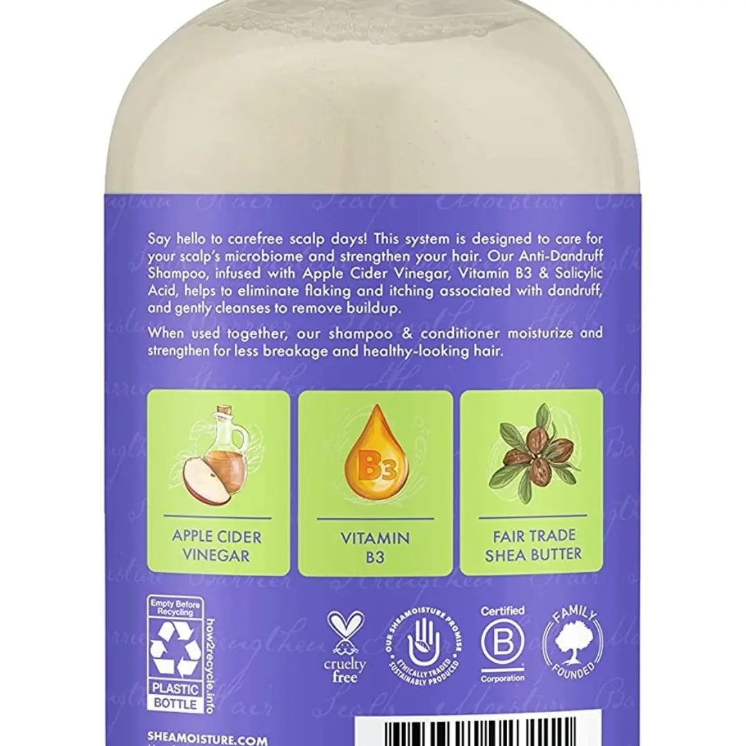 SheaMoisture Champú anticaspa, 13 onzas