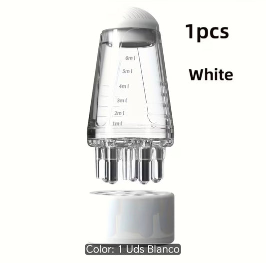 Cepillo Aplicador de Aceite y Sérum para Cuero Cabelludo – Masajeador con Cerdas de Silicona