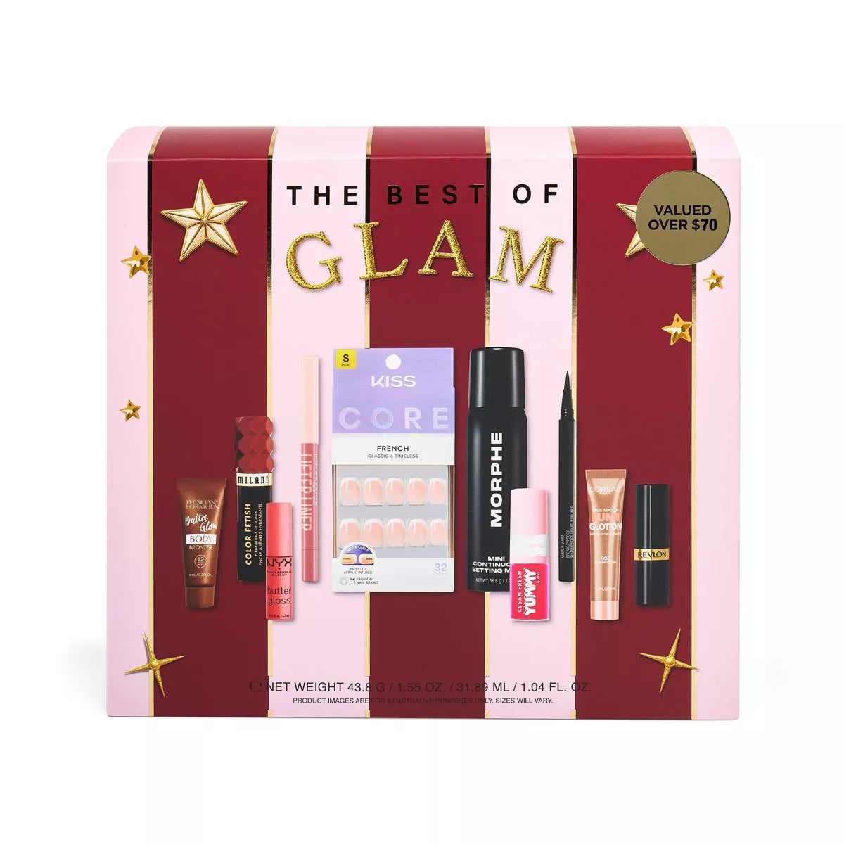 Set de Maquillaje - The Best of Glam Beauty Gift Set 10 piezas