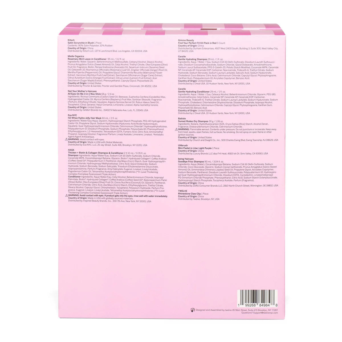 Calendario de Adviento The Ultimate Haircare Advent Calendar 2026 –  Capilar de 12 Piezas. *Preventa *