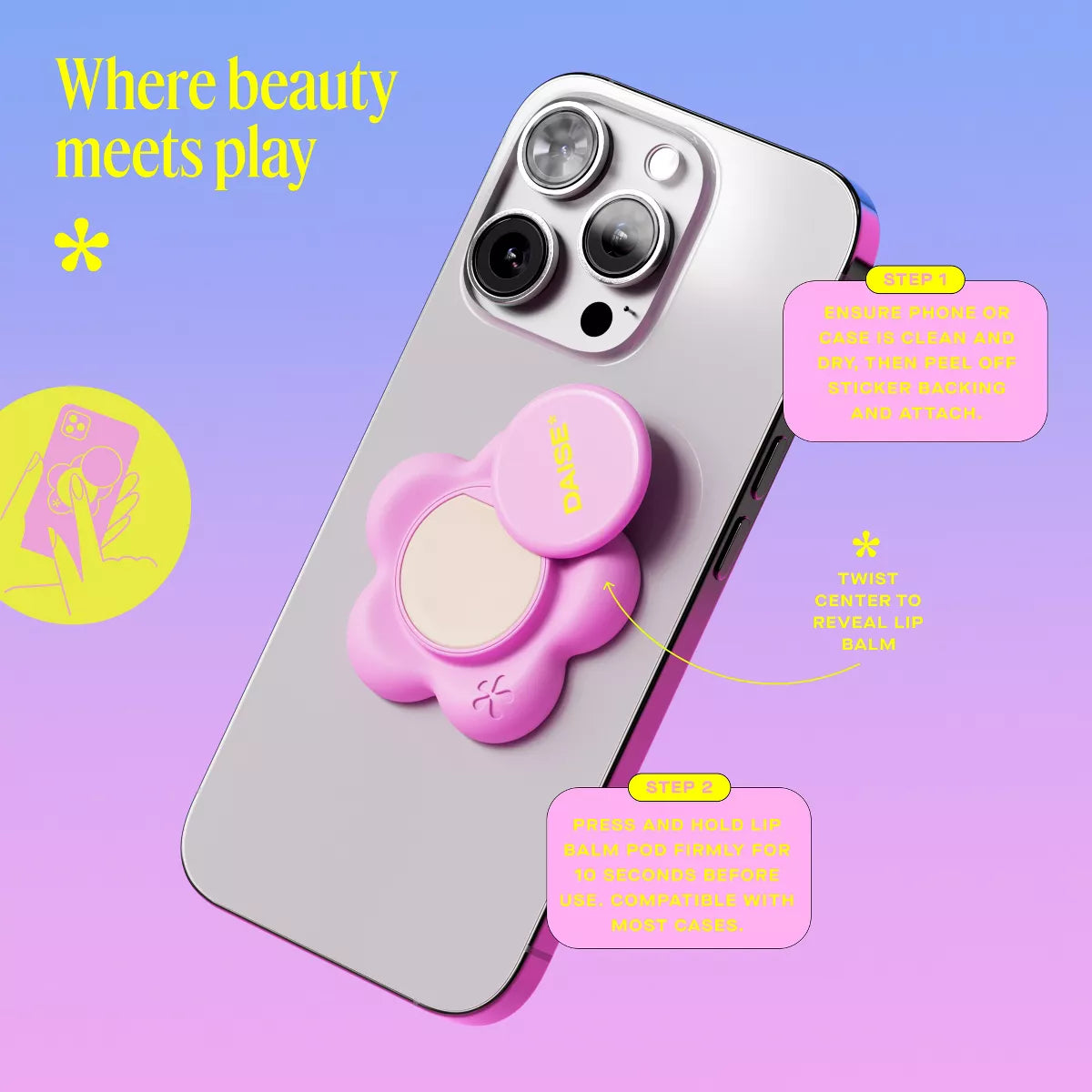 DAISE Lip Service Lip Balm Phone Pod Watermelon Crush – Bálsamo Labial 1.7 g *preventa*