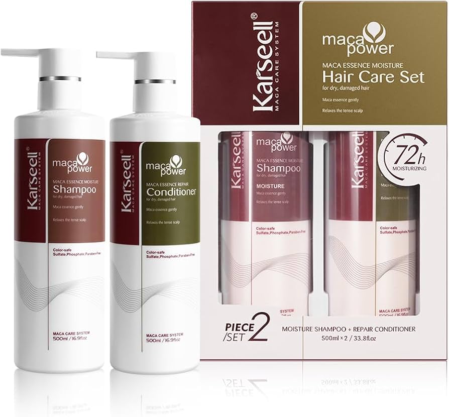 KARSEELL
Kit Reparación de Cabello 1 Shampoo Karseell 500ml + 1 Acondicionador 500ml