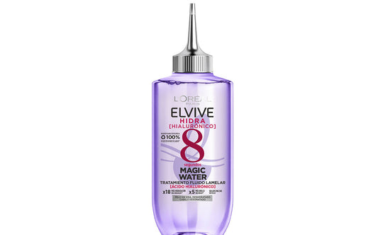 L'Oréal Paris Elvive 8 Second Wonder Water Lamelar, enjuaga tratamiento hidratante para cabello sedoso y brillante, 6.8 onzas líquidas