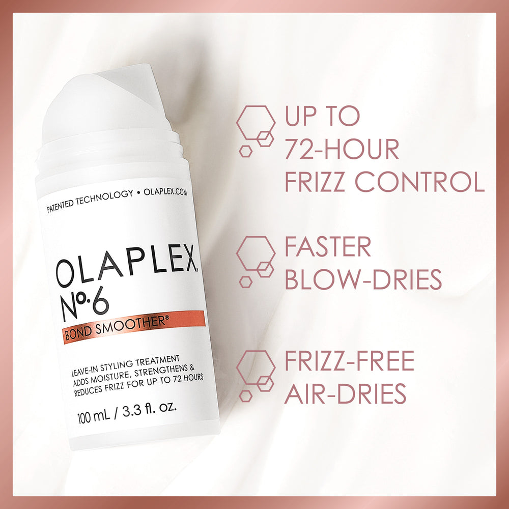 OLAPLEX N°.6 Bond Smoother

Una crema de peinado, reparadora y sin enjuague que elimina el frizz, hidrata y protege todo tipo de cabello