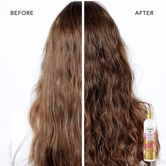 Pantene Pro-V Salt - Laca texturizadora para el cabello, no necesita mar, ondas naturales, paquete de 3, 25.5 onzas en total