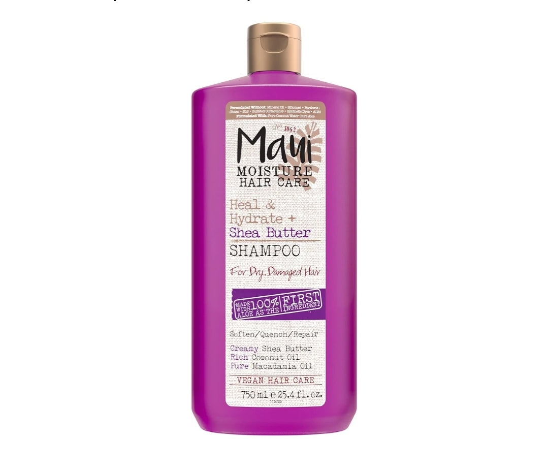 Champú y acondicionador Revive & Hydrate Shea Butter para cabello seco y dañado frasco  750 ml Maui