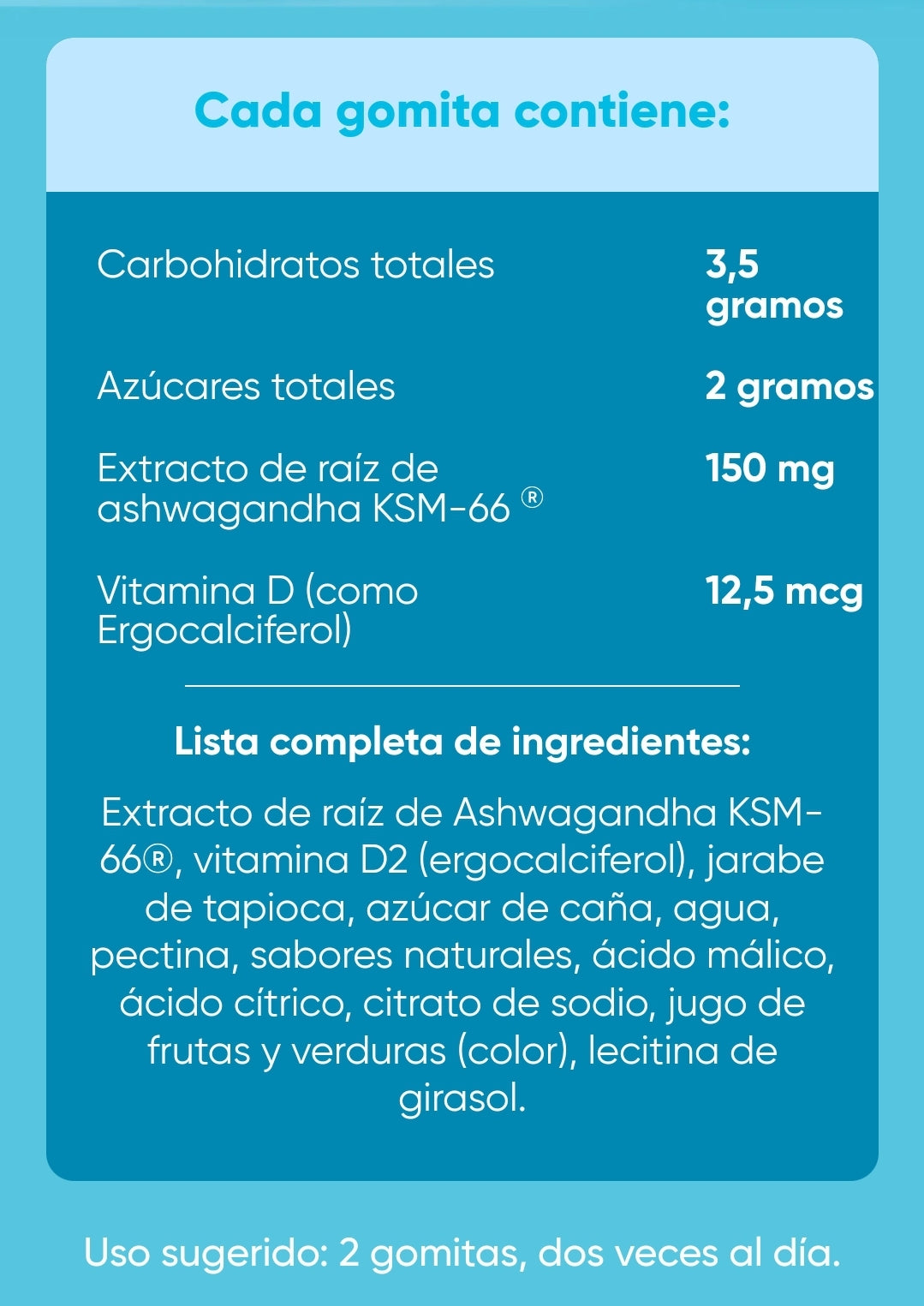 Gomitas Goli Ashwagandha