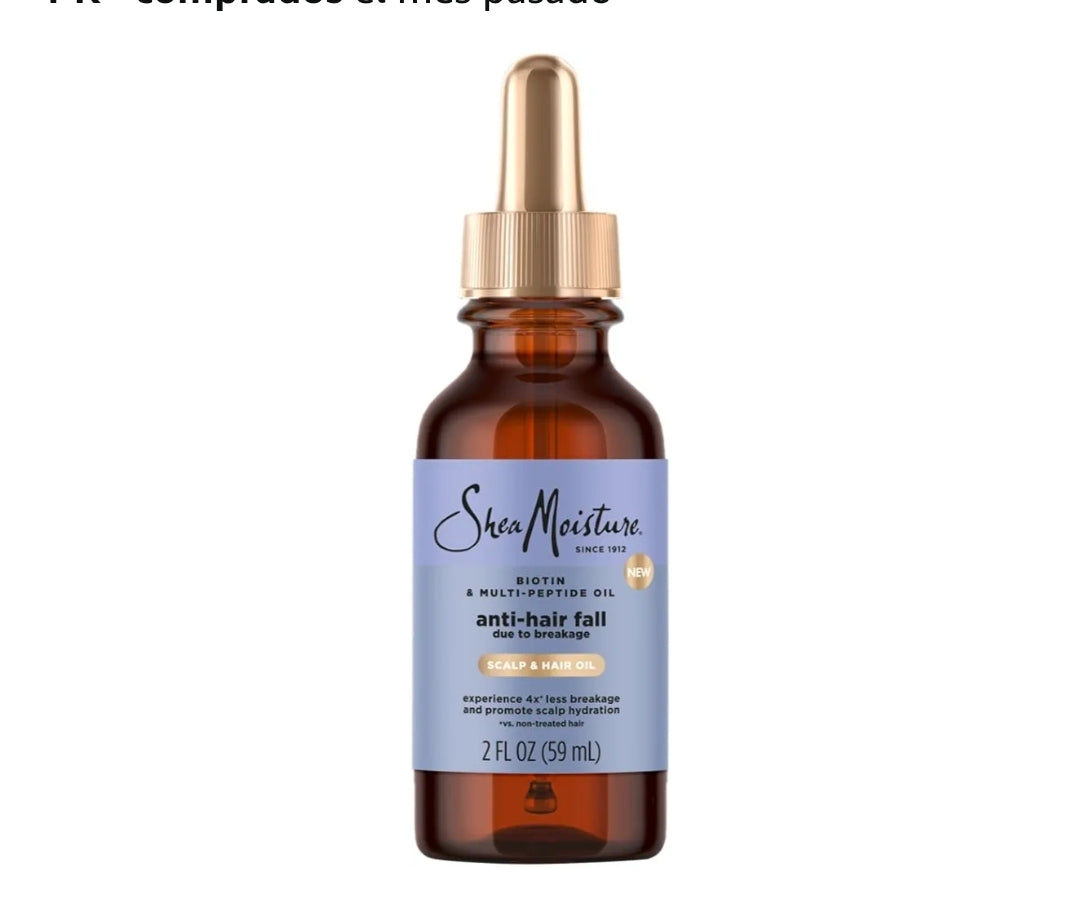 Aceite Anticaída Biotina + ScalpBoost Shea Moisture 2 oz