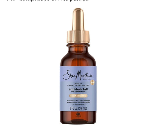 Aceite Anticaída Biotina + ScalpBoost Shea Moisture 2 oz