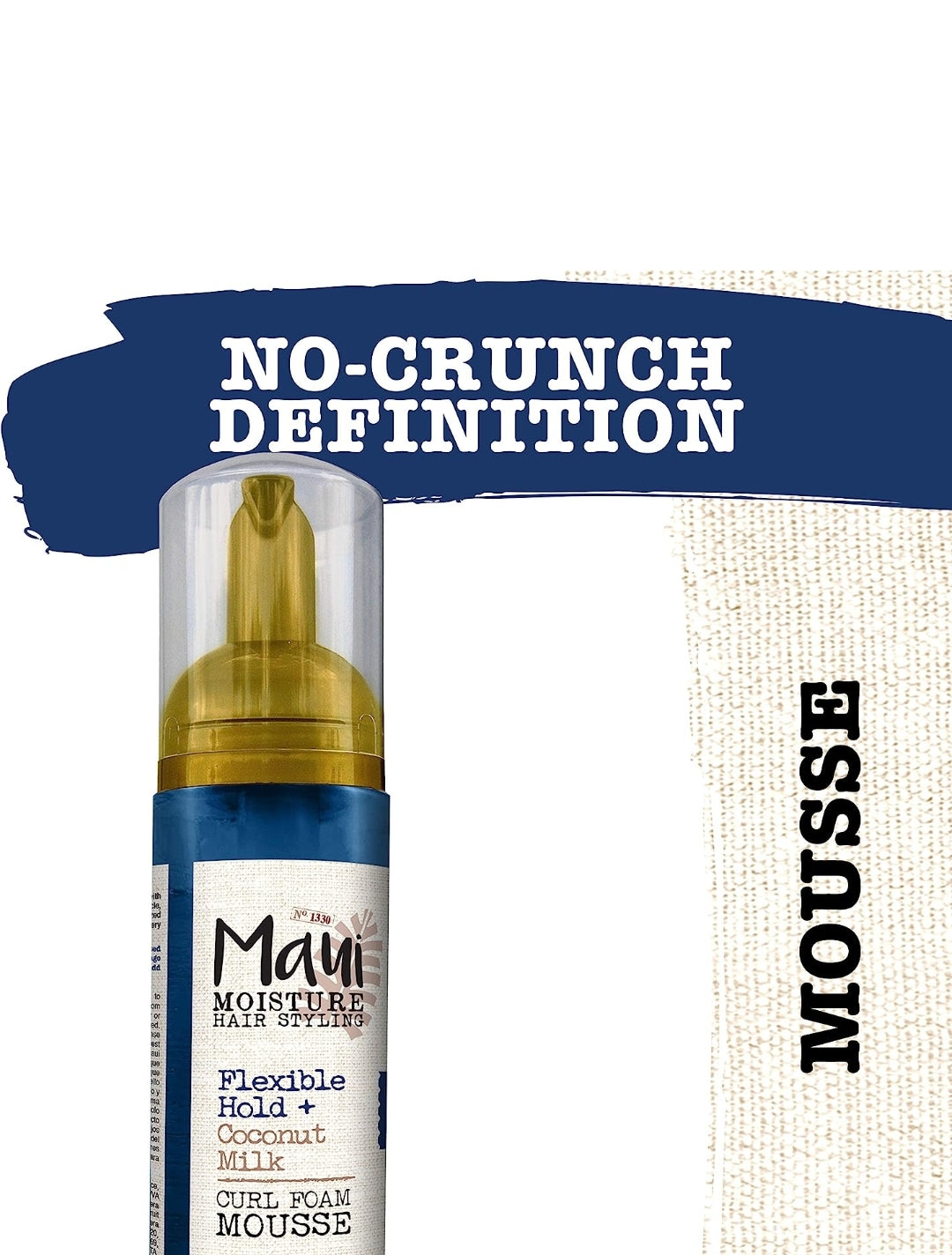 Maui Moisture Flexible Hold + Mousse de espuma de rizos