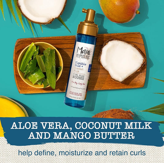 Maui Moisture Flexible Hold + Mousse de espuma de rizos