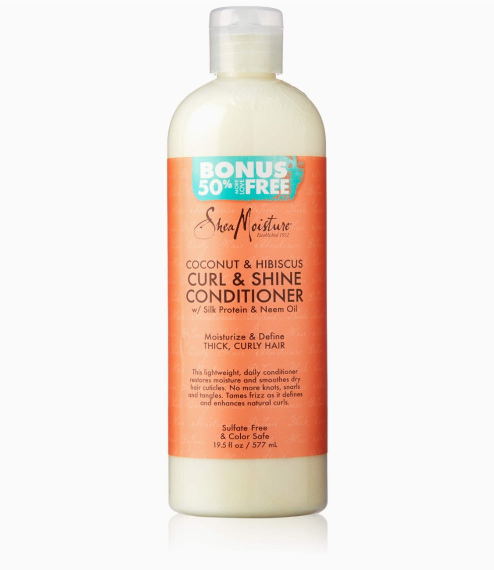 Champú / acondicionador  Coconut & Hibiscus Curl & Shine Shea Moisture