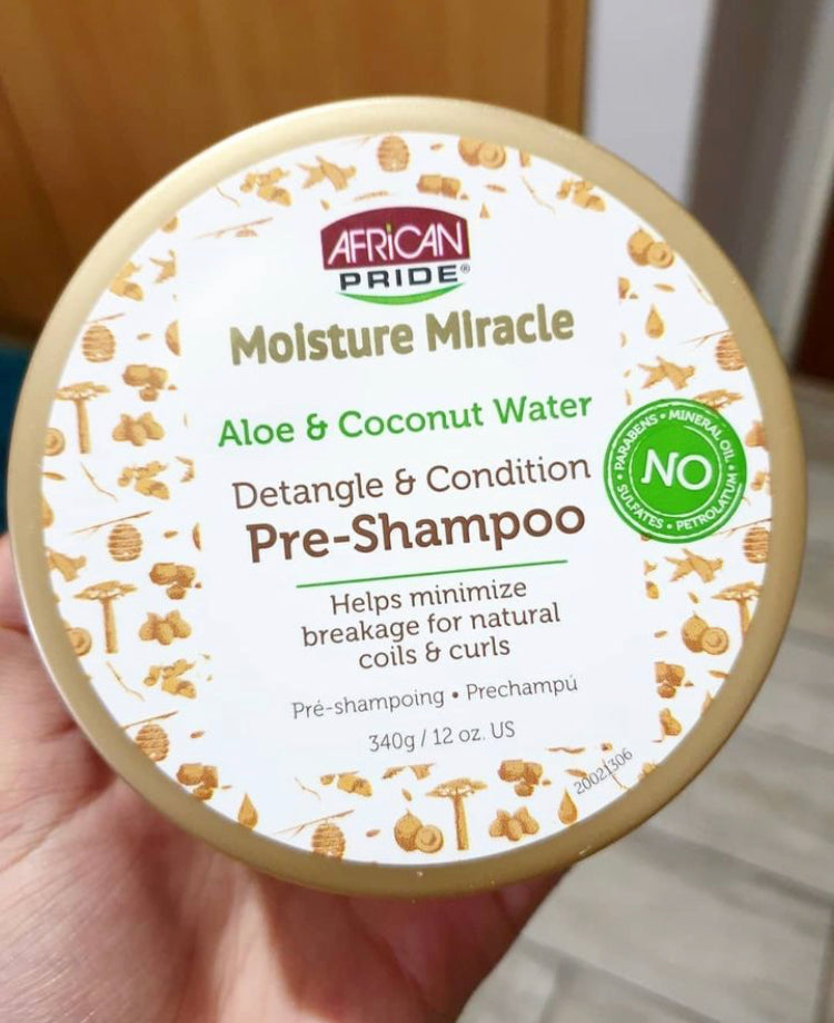 Pre champú Moisture Miracle African Pride