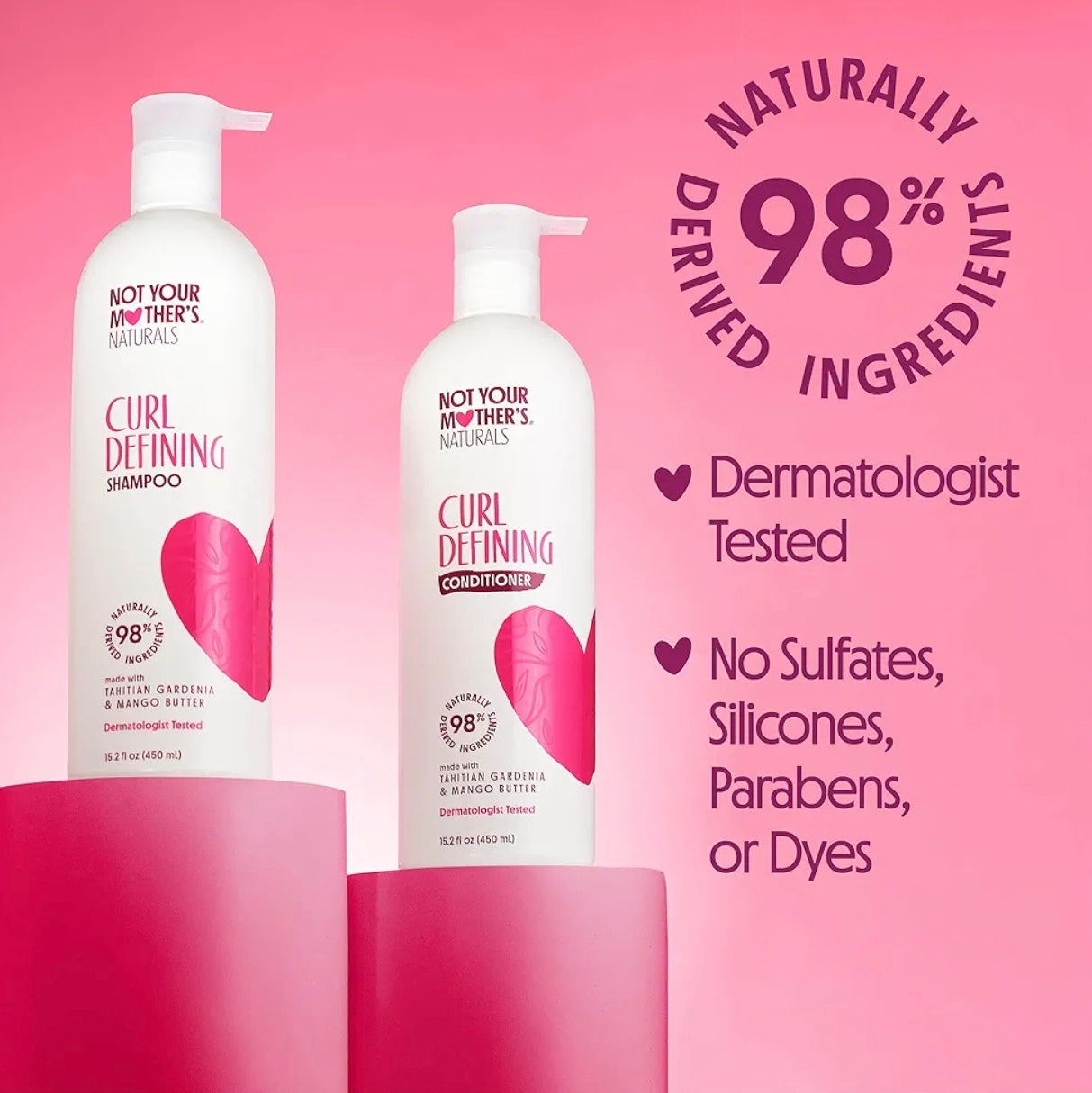 Champú / acondicionador Tahittian Gardenia Flower & Mango Butter Not Your Mothers NYM