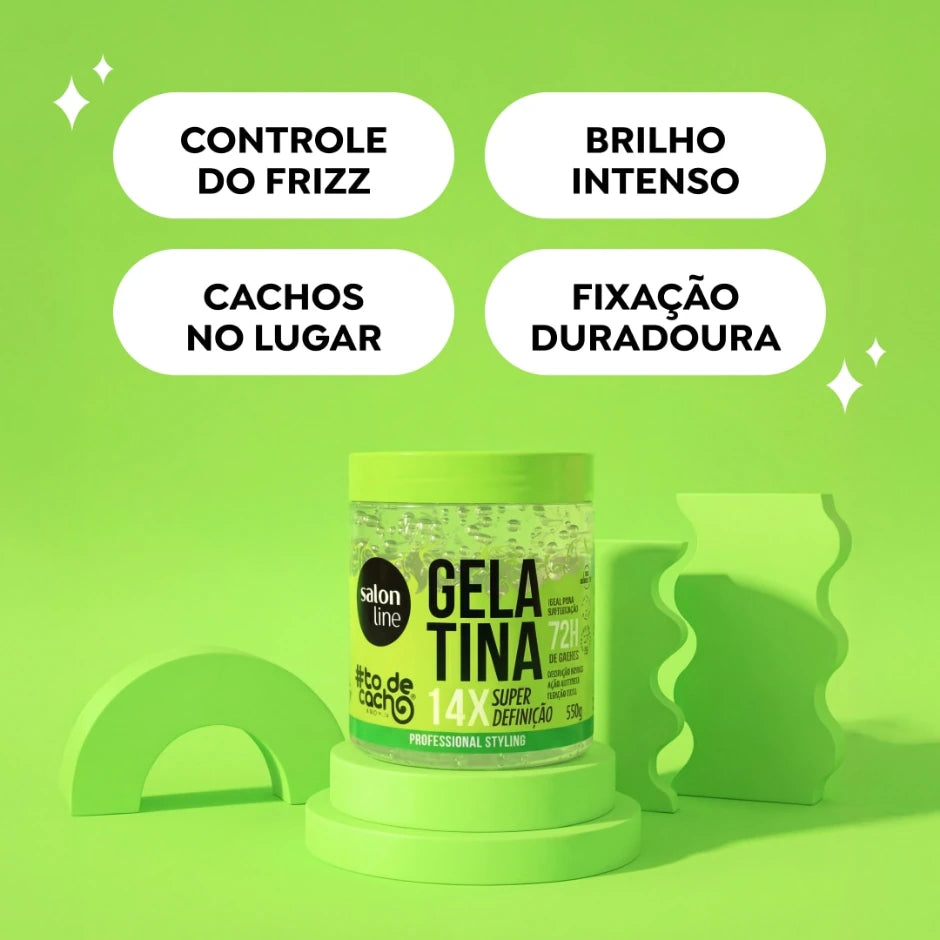 Gelatina Máxima Fijación Salon Line 550 g - 1000 g
