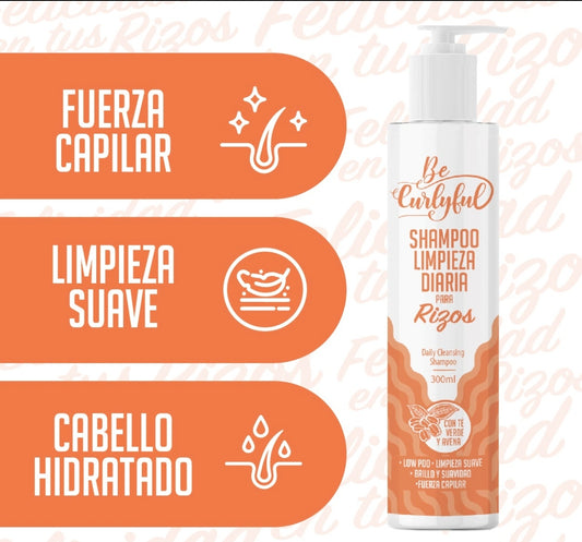 Be Curlyful Champú Limpieza Suave