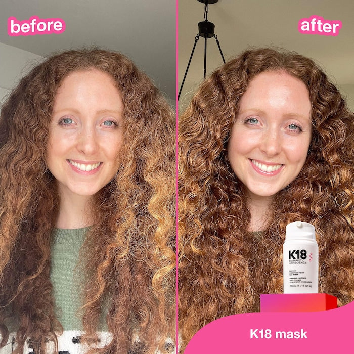 K18 Mini mascarilla capilar reparadora molecular sin enjuague  15 ml