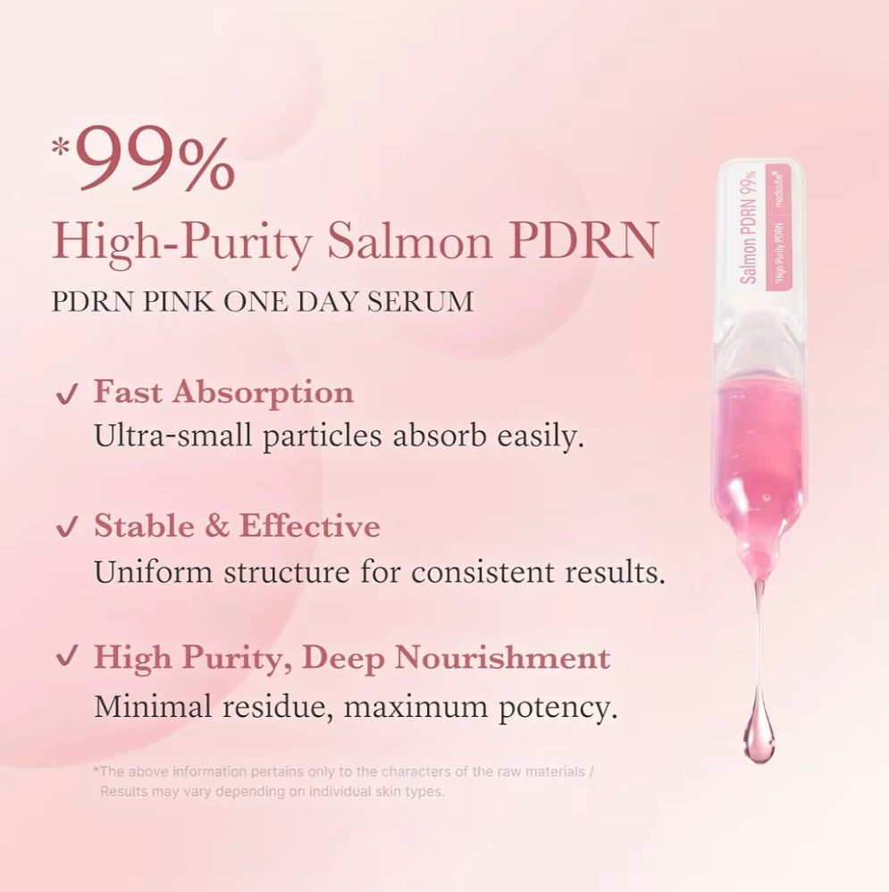 Medicube PDRN Pink One Day Serum | 10 Ampollas