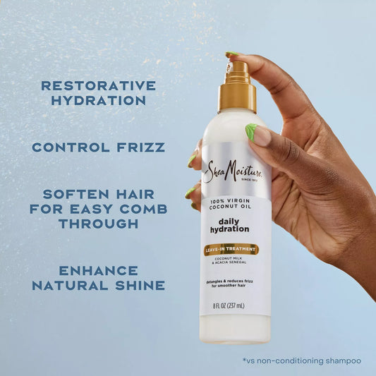 Leave-In 100% Virgin Coconut Oil Daily Hydration Shea Moisture