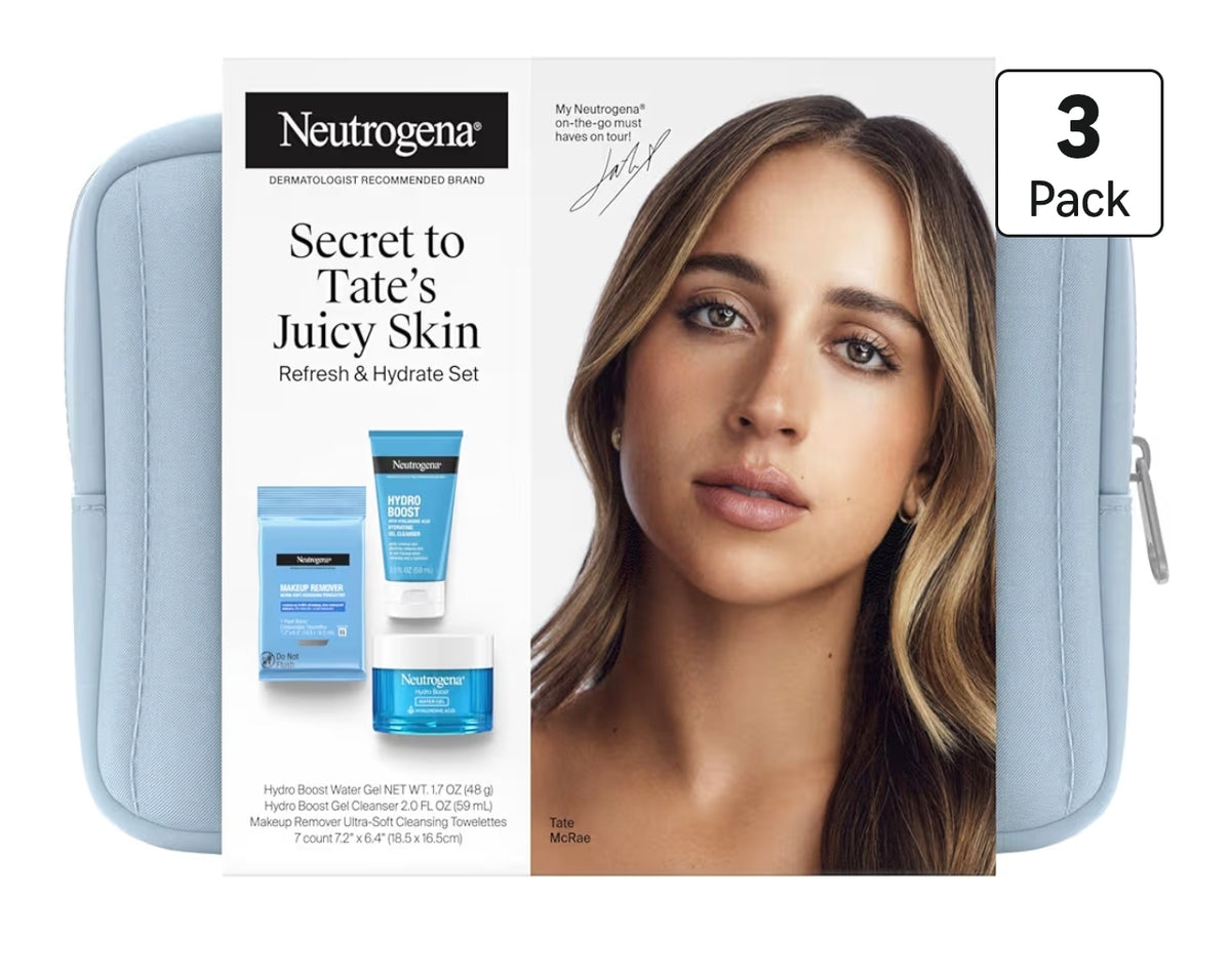 Neutrogena Refresh & Hydrate Set con Tate McRae – 3 piezas