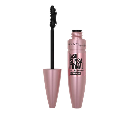 Máscara Lash Sensational Waterproof Very Black Maybelline 1 unidad