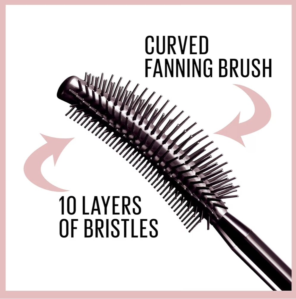 Máscara Lash Sensational Waterproof Very Black Maybelline 1 unidad