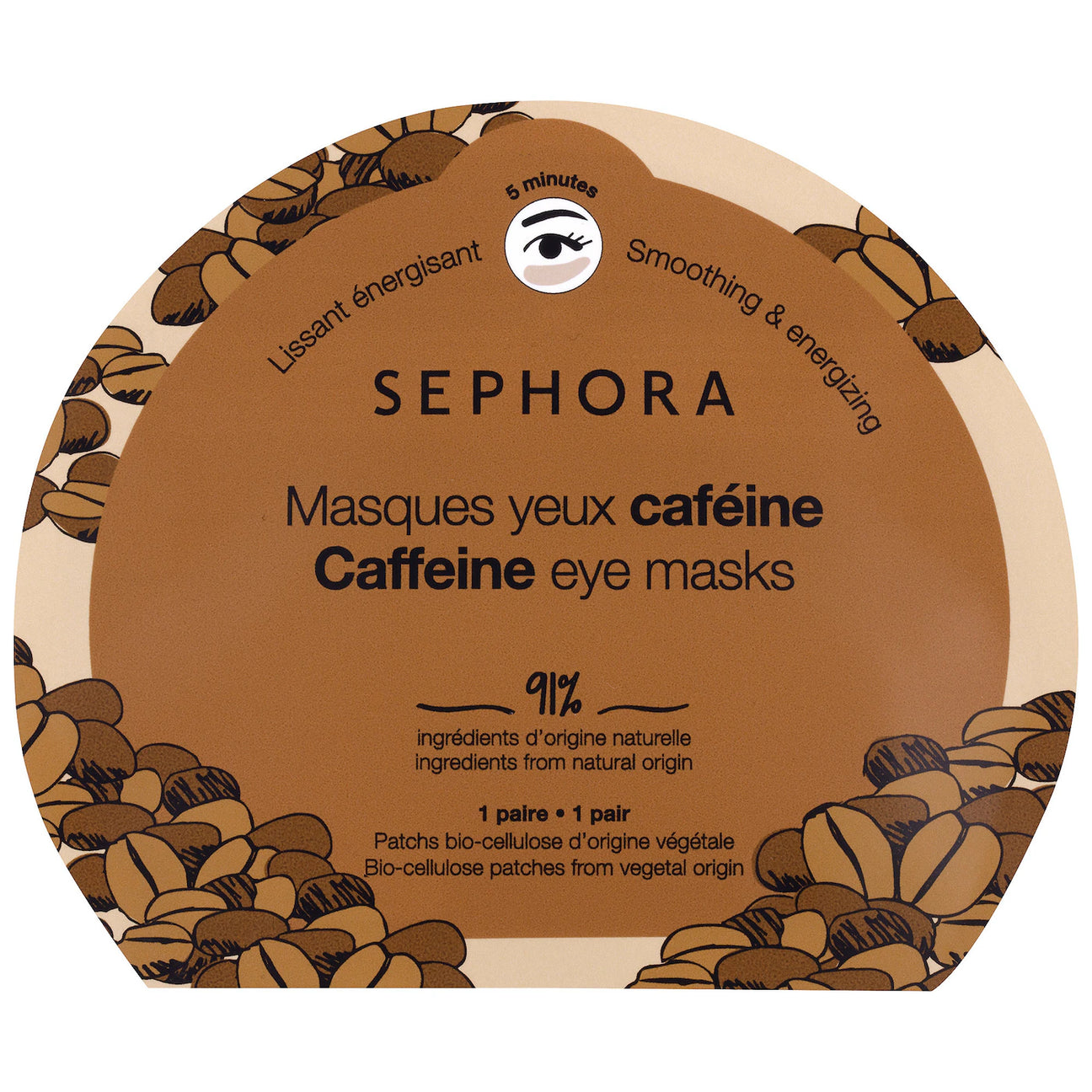 Mascarilla café para ojos Sephora