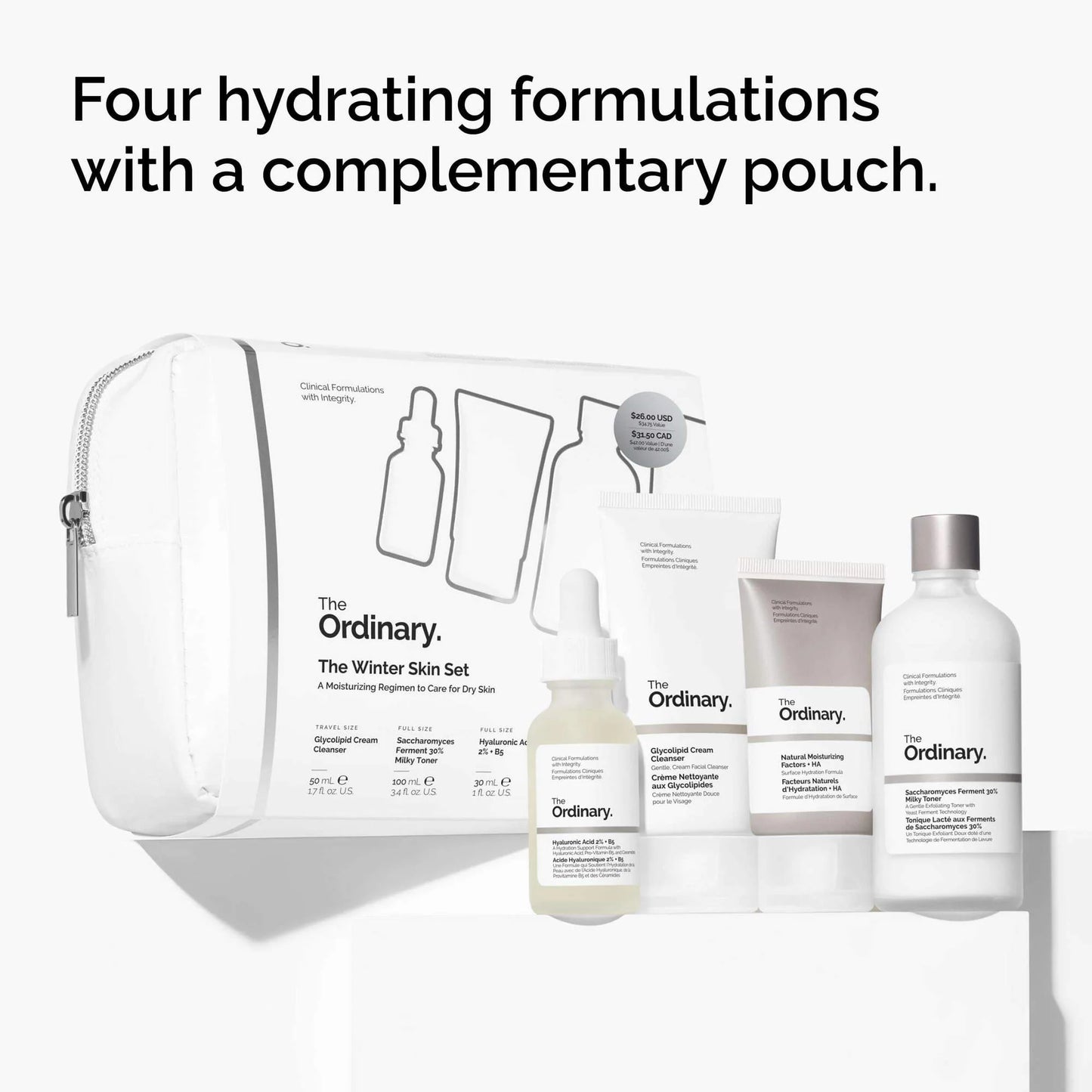 The Ordinary
Set de regalo para el cuidado de la piel en invierno para una hidratación profunda