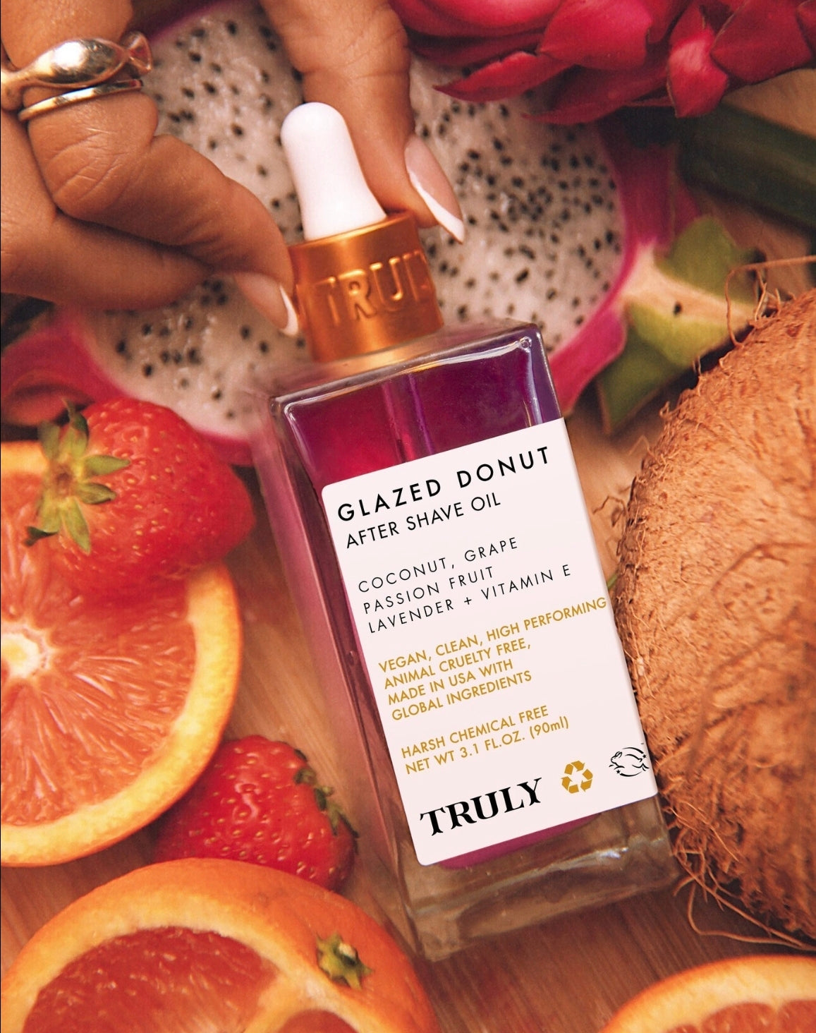 🍩 Aceite After Shave Truly Glazed Donut – Hidratación, Calma y Aroma Dulce Irresistible