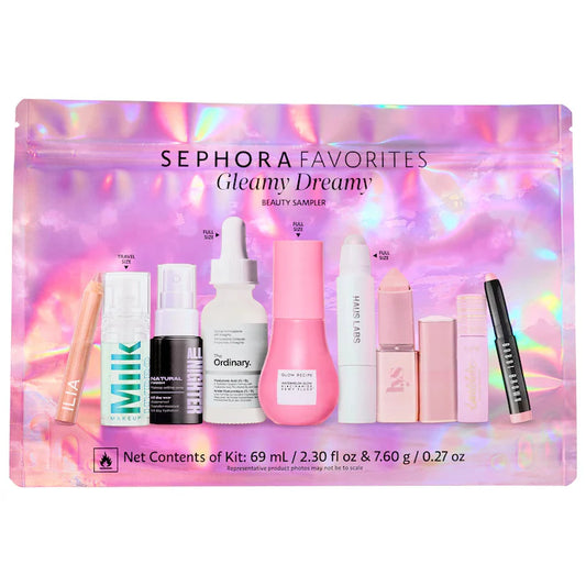 Sephora Favorites Gleamy Dreamy Makeup & Skincare Value Set – Set de Maquillaje y Skincare