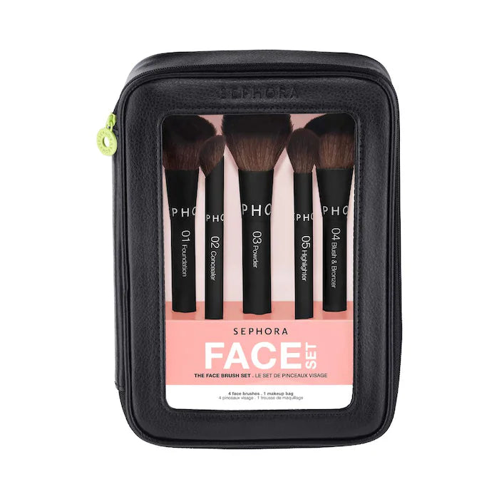 COLECCIÓN SEPHORA 
El juego de brochas para el rostro